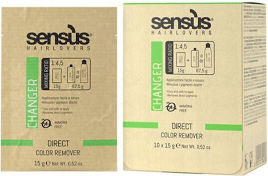 Sensus Direct Hair Color Remover 15g x 10τμχ