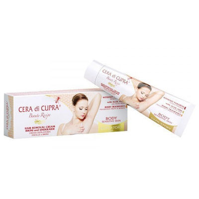 Cera di Cupra Creme zur Haarentfernung für Bikinizone mit Kamille & Bienenwachs 75ml