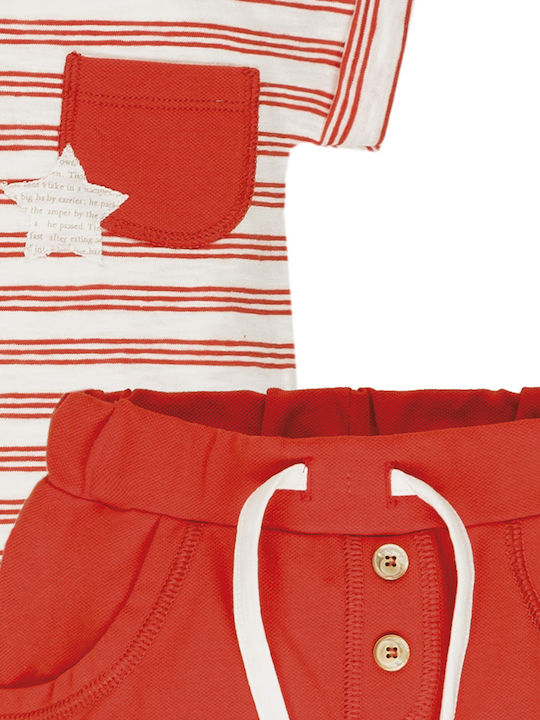 Set of shorts - striped blouse EMC CO3008 Boy