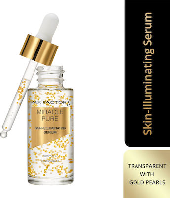 Max Factor Brightening & Whitening Face Serum Miracle Pure Suitable for All Skin Types with Vitamin C 30ml