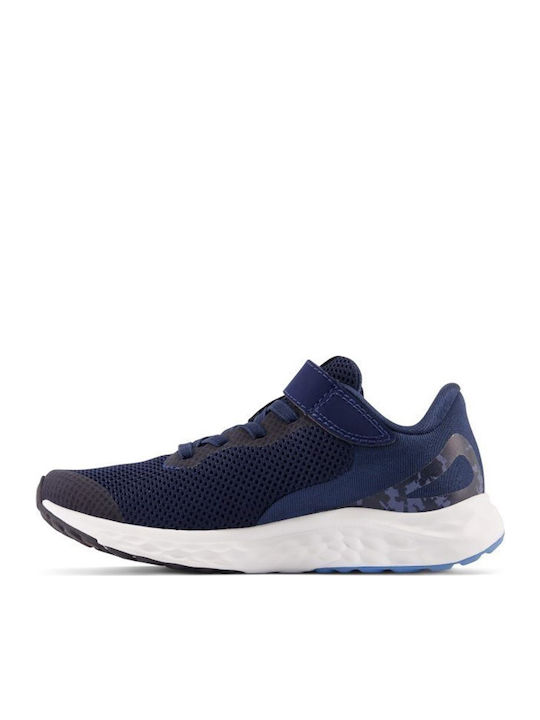 Fresh Foam Arishi V4 Αθλητικά Παιδικά Παπούτσια Running με Σκρατς Navy Μπλε