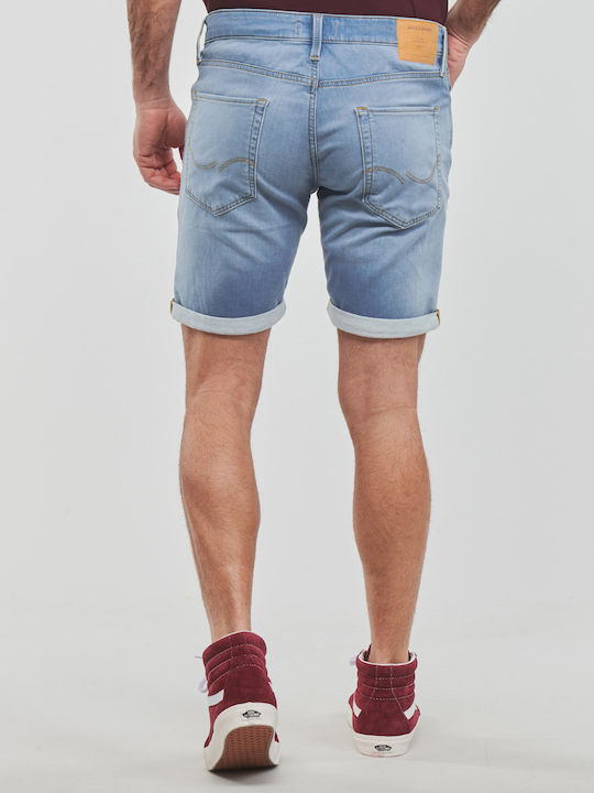 Jack & Jones 12224124 Herrenshorts Jeans Blau