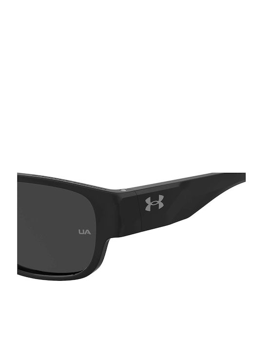 Under Armour Ανδρικά Γυαλιά Ηλίου με Μαύρο Κοκκάλινο Σκελετό και Γκρι Φακό UA Scorcher 807/IR