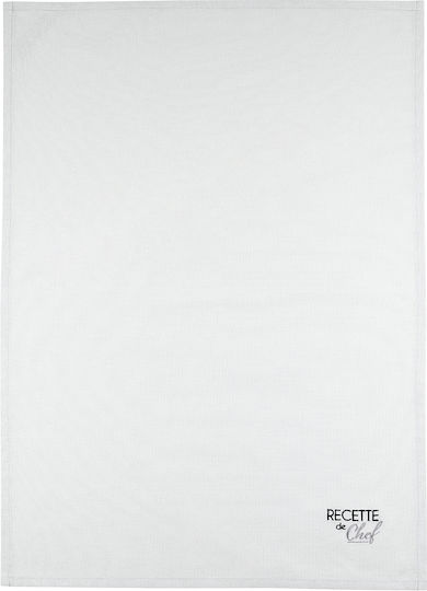 Duo Geschirrtuch aus 100% Baumwolle Gris / Perle 70x50cm 2Stück