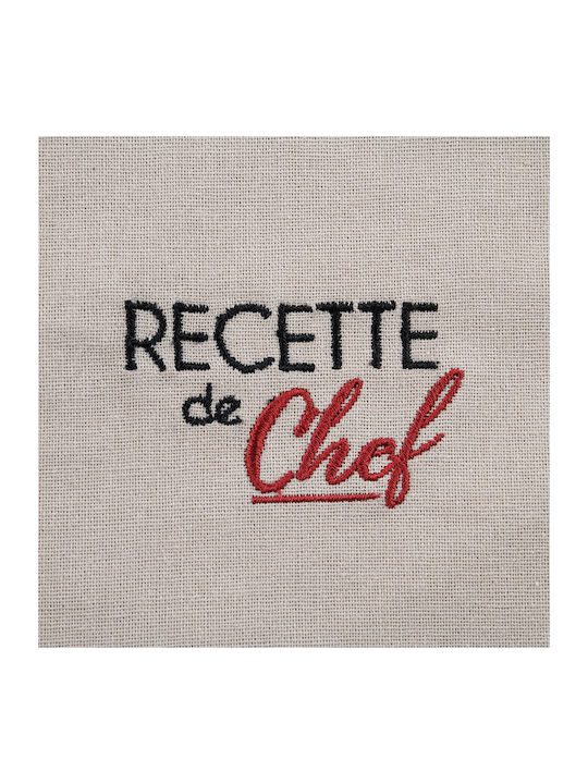 Duo Geschirrtuch aus 100% Baumwolle Rouge / Lin 70x50cm 2Stück