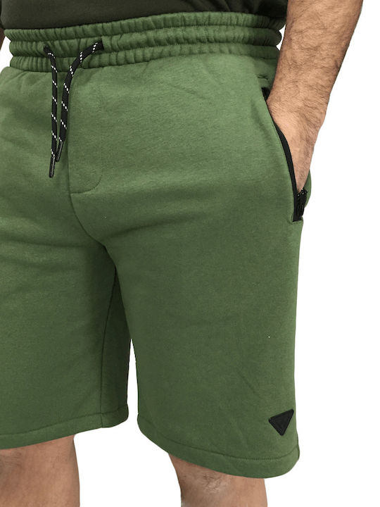 Bermudă Sportivă de Bărbați Verde