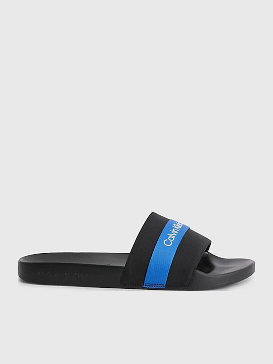 Herren Slides Zigzag Logo Black
