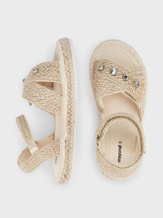 Mayoral Kids' Sandals Ecru