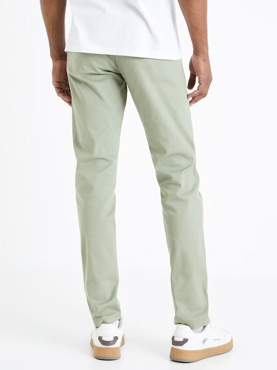 Celio Ctocharles Herrenhose Grün