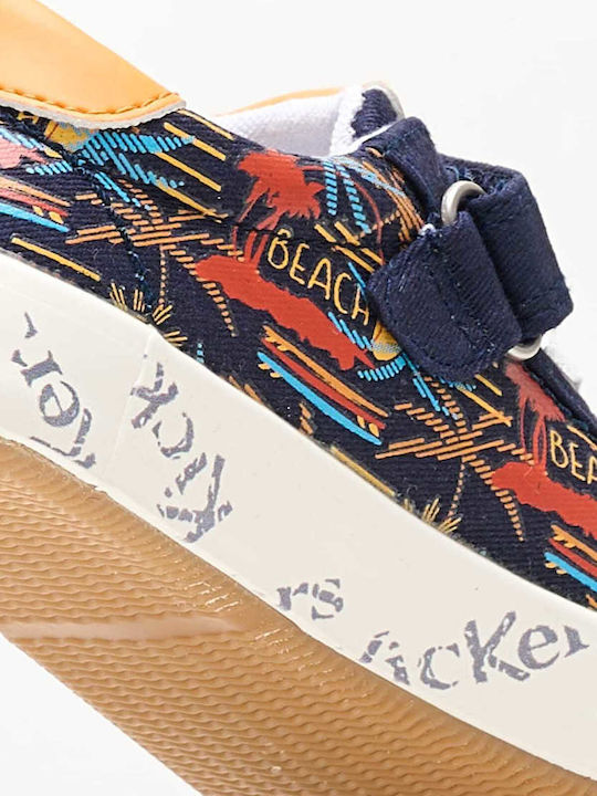 Gody Παιδικά Sneakers με Σκρατς Μπλε