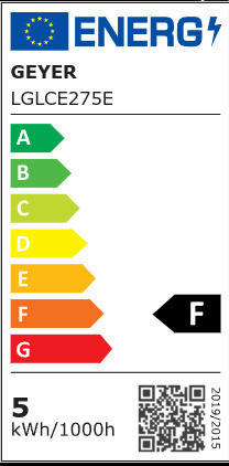 Geyer Λάμπα LED 5W για Ντουί E27 και Σχήμα G45 Φυσικό Λευκό 470lm