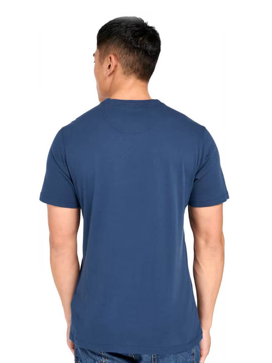 Barbour Herren T-Shirt Kurzarm Blau