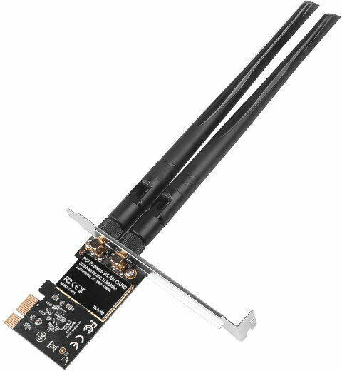 Diewu TXA069 Ασύρματη Κάρτα Δικτύου Wi‑Fi 5 (1300Mbps) PCI-e