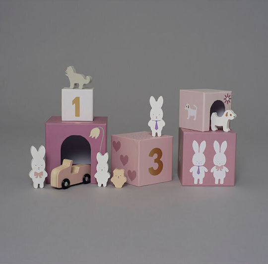 Jabadabado Κύβος Δραστηριοτήτων Κύβοι Bunny για 12+ Μηνών