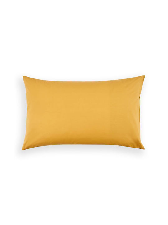 Tommy Hilfiger Tailor Pillowcase Set with Envelope Cover Gοld 50x80cm. 695099