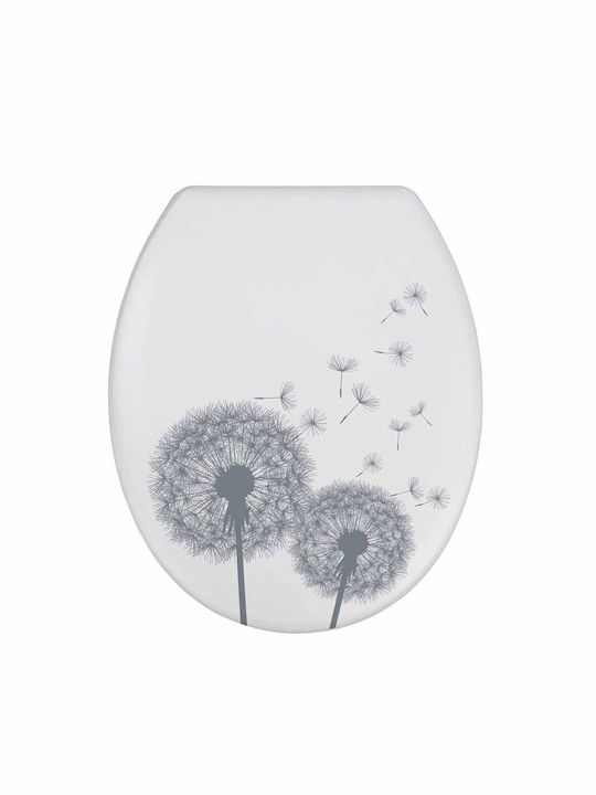 Wenko Astera Καπάκι Λεκάνης Πλαστικό 41.5x37.5cm Λευκό