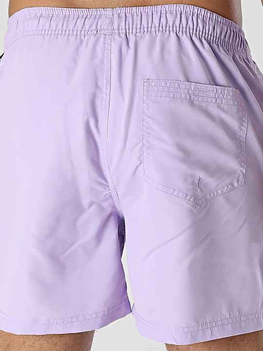 Men's Swimwear Shorts Purple Rose