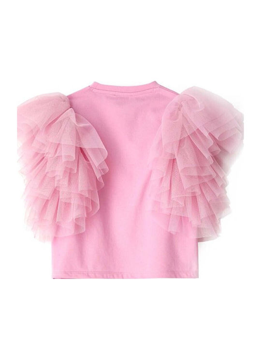 Kids' Shirt Short Sleeve Pink