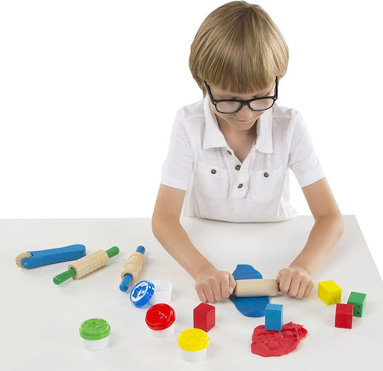 Melissa & Doug Spielset Modellierknete aus Knete mit 4 Farben für 3+ Jahre