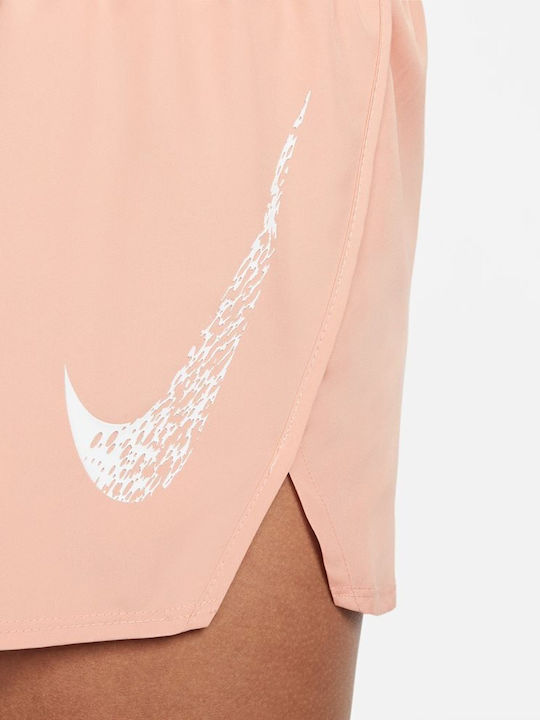 Swoosh Γυναικείο Αθλητικό Σορτς Dri-Fit Salmon
