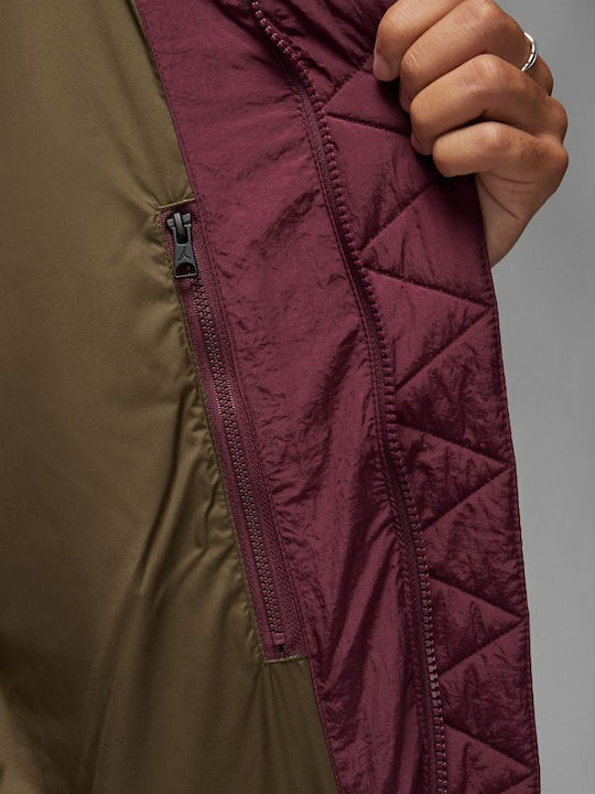 Winter Jacket Puffer Burgundy