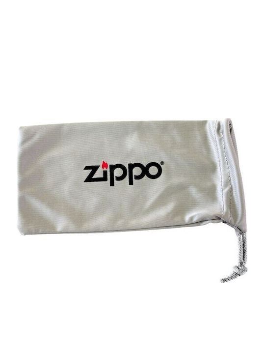Zippo Ανδρικά Γυαλιά Ηλίου με Καφέ Ταρταρούγα Κοκκάλινο Σκελετό και Γκρι Φακό OB85-11