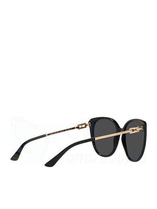 Bvlgari Damen Sonnenbrille mit Schwarz Gestell und Schwarz Linse BV8251 501/87