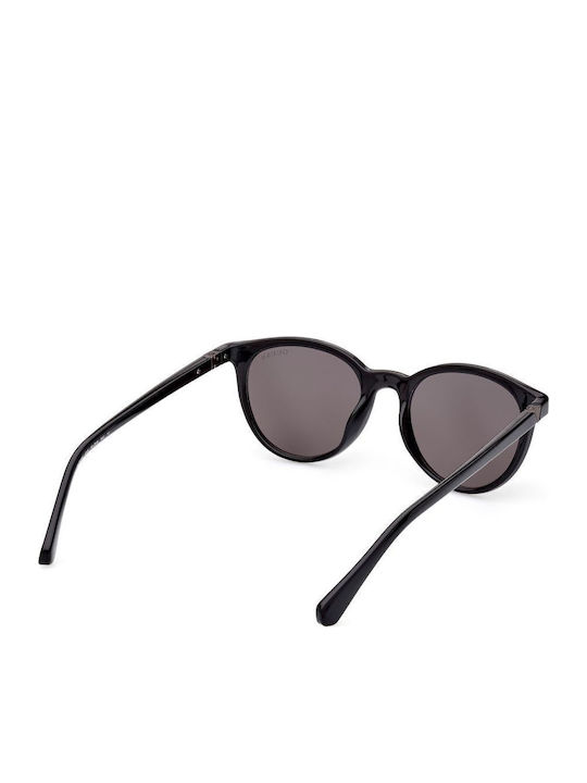 Guess Unisex Sunglasses with Black Tartaruga Horn-Rimmed Frame and Grey Lenses GU5216 01A