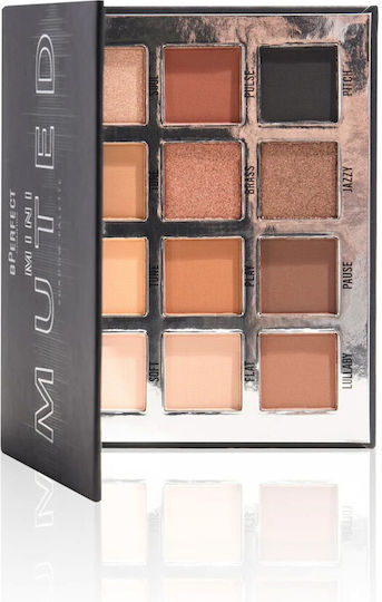 BPerfect Cosmetics Mini Muted Παλέτα με Σκιές Ματιών σε Στερεή Μορφή