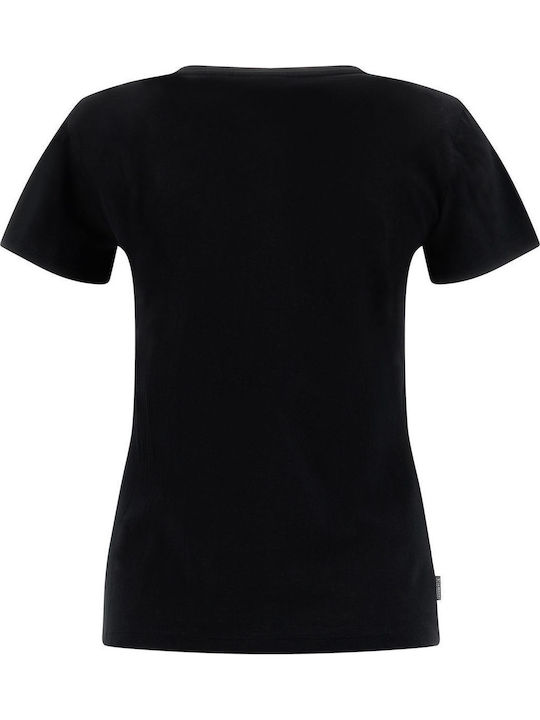 S3WTRT3 Women's Crop T-shirt Black