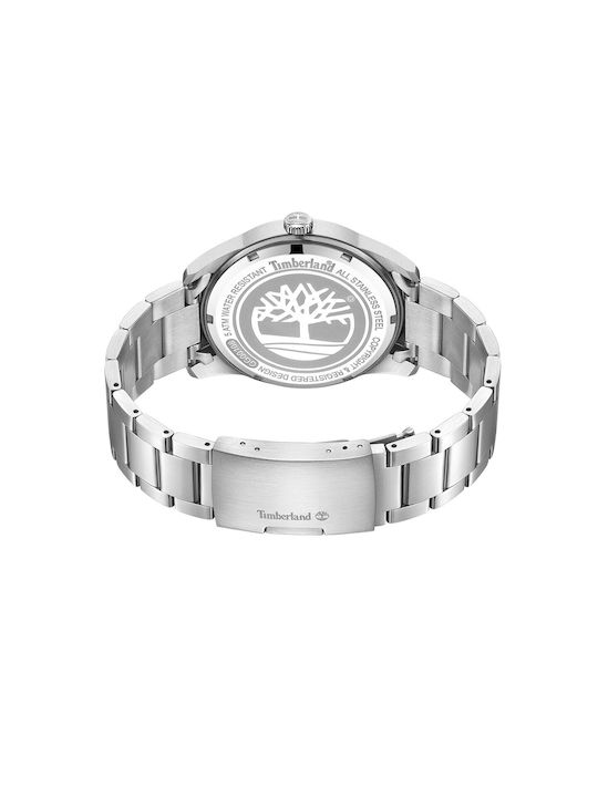 Timberland Northbridge Watch Battery with Silver Metal Bracelet