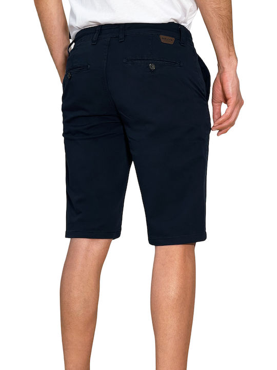 3Guys Ανδρική Βερμούδα Chino Navy Μπλε