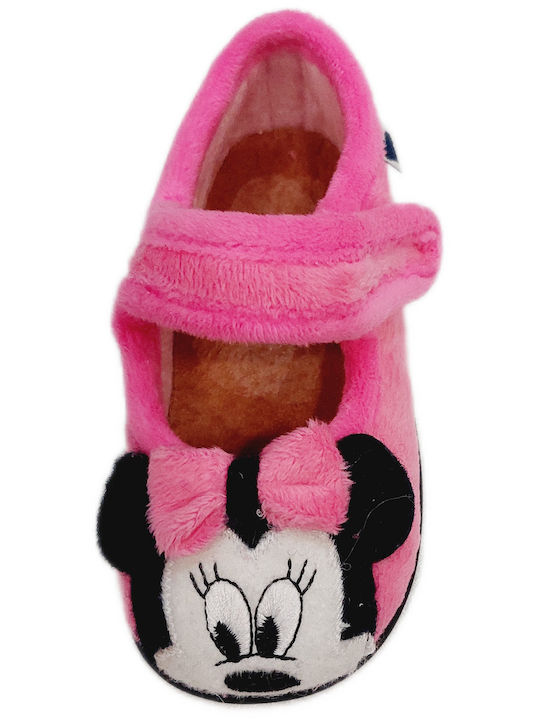 Κοριτσίστικα χειμερινά παντοφλάκια-μπαλαρίνα Ροζ Minnie Zak Shoes