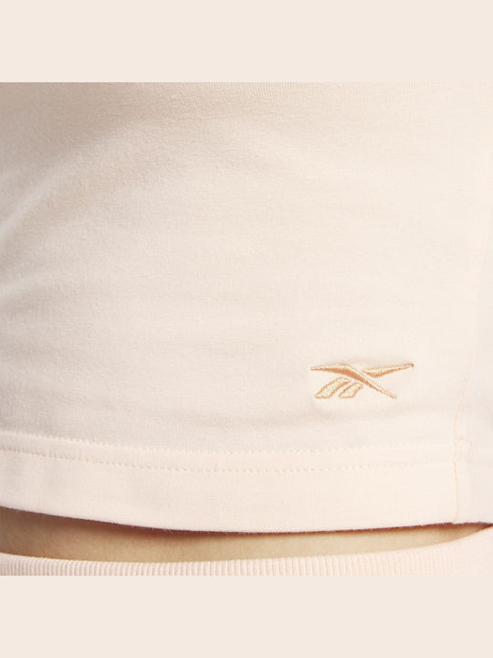 Γυναικείο Καλοκαιρινό Crop Top Βαμβακερό Κοντομάνικο Aura Orange