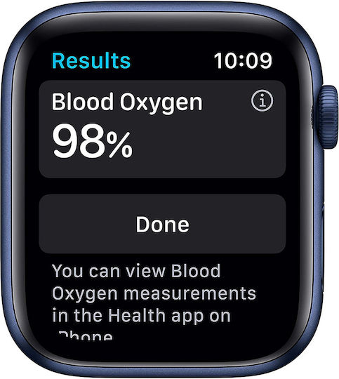 Apple Watch Series 6 Aluminium 40mm Waterproof with Heart Rate Monitor (Blue)