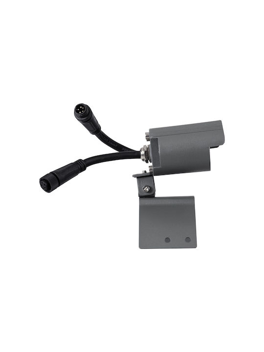 GloboStar Treelight Plante Outdoor Floor Lamp LED Wall Washer 3W RGBW IP67 Gray