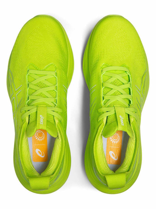 Gel-Nimbus 25 Ανδρικά Αθλητικά Παπούτσια Running Κίτρινα