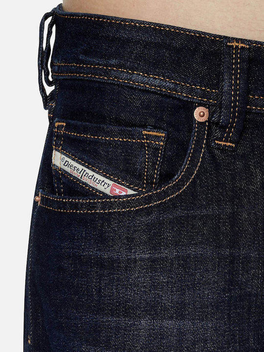 1986 Larkee-beex Men's Elastic Jeans Pants with Slim Tapered Fit Blue