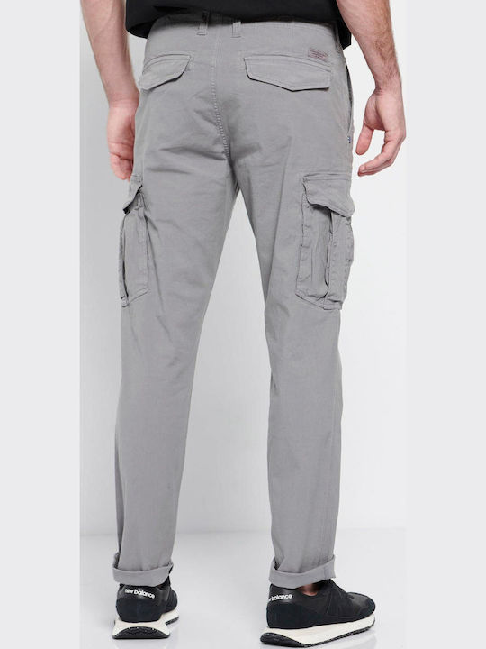 FBM007-03002 Trousers Cargo Elastic in Regular Fit Gray