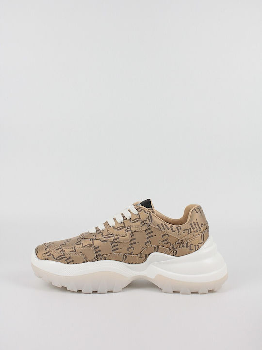 Valentina Γυναικεία Sneakers Μπεζ