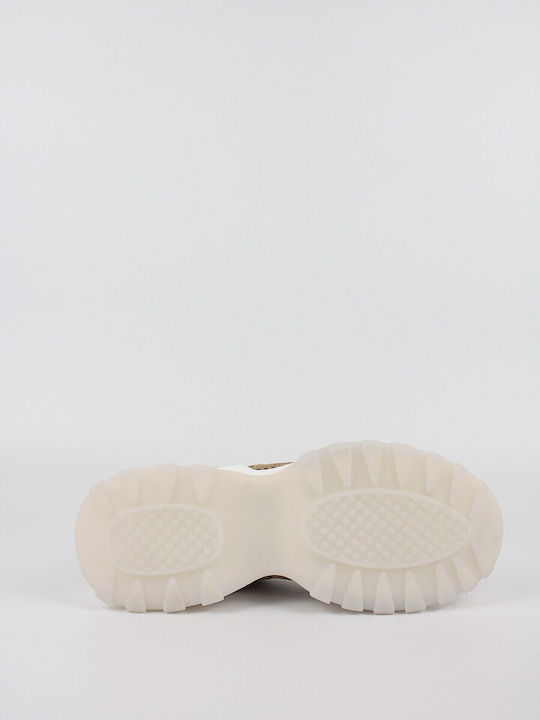 Valentina Γυναικεία Sneakers Μπεζ