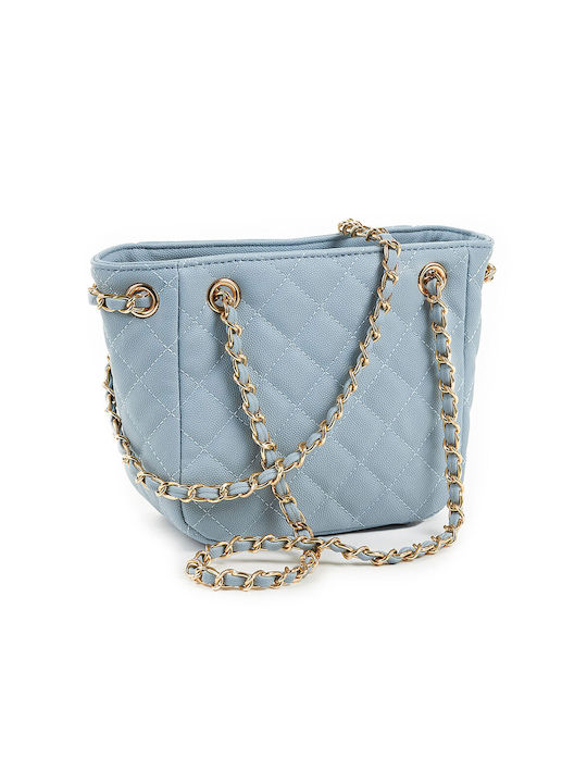 Verde Women's Bag Shoulder Light Blue