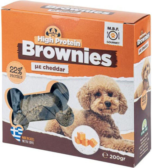 M.B.F. Brownies Cheddar Λιχουδιές Σκύλου με Τυρί 200gr