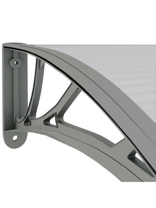 vidaXL Polycarbonat Kapuzinerdach Tür/Fenster P150xB80cm