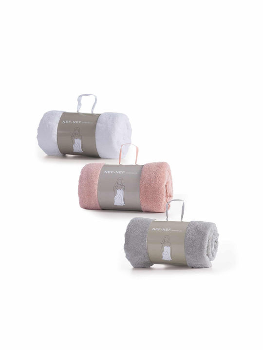 Nef-Nef Homeware Bath Towel Sandy 033296 80x146cm. Pink