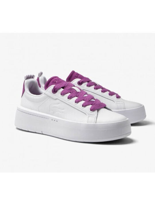 Lacoste Γυναικεία Flatforms Sneakers Λευκά
