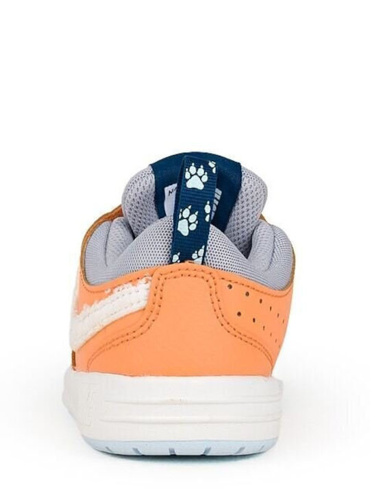 Pico 5 Lil Παιδικά Sneakers με Σκρατς Πορτοκαλί
