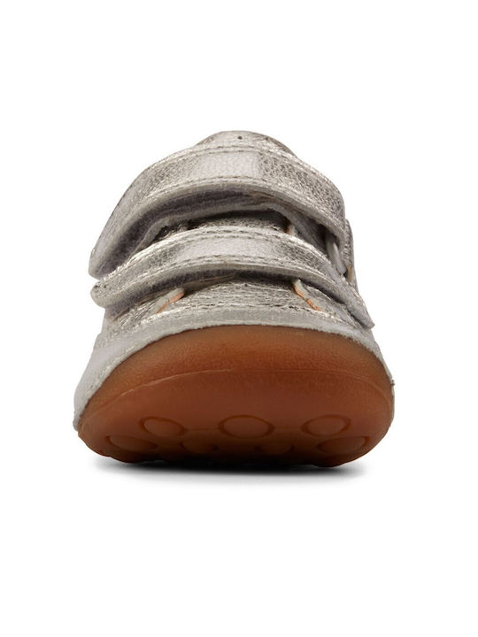 Clarks Kids Sneakers Anatomic Silver