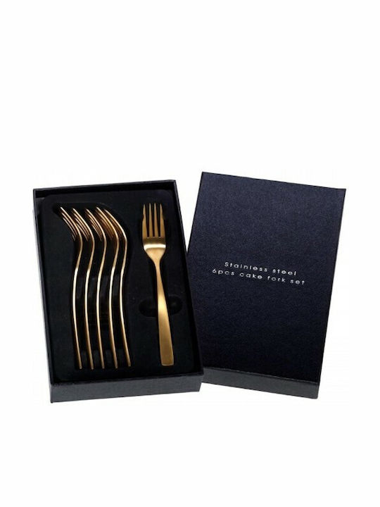Cryspo Trio Durable Cutlery Set Stainless Gold 30pcs