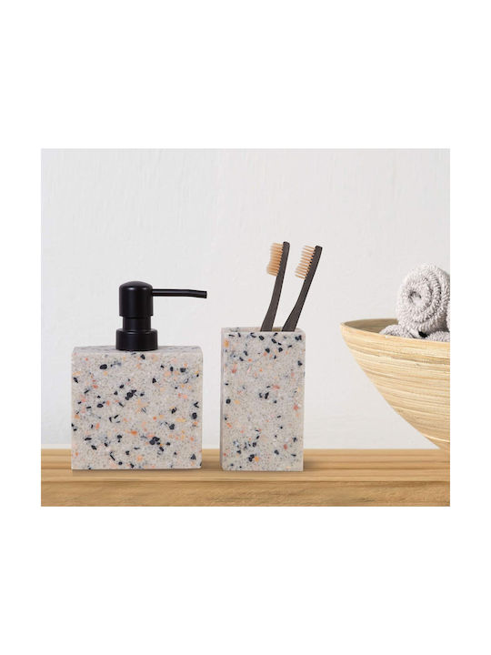 Nef-Nef Homeware Serafine Επιτραπέζιο Dispenser Πλαστικό Μπεζ